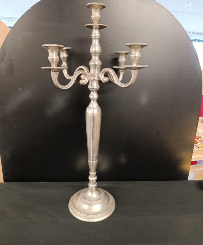 chandelier argent 80 cm
