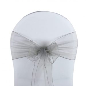 Noeuds de chaises organza plusieurs coloris