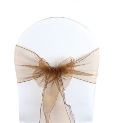 Noeuds de chaises organza plusieurs coloris