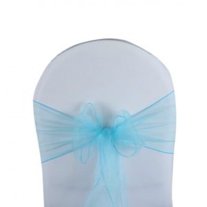 Noeuds de chaises organza plusieurs coloris