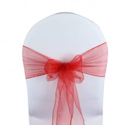 Noeuds de chaises organza plusieurs coloris