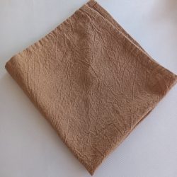 Serviette coton froissé Moka