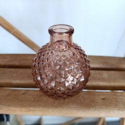 Mini vase boule Vieux Rose