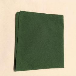 Serviette coton froissé Vert Sapin