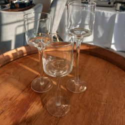 Lot de 3 bougeoirs en Verre