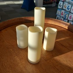 Lot de 4 Bougies Led