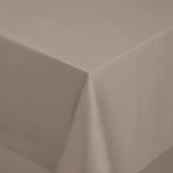 Nappe Carré Coton Taupe 1.70 x 1.70 m