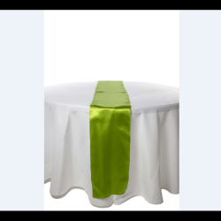 Chemin de Table Satin 2.70 m Anis